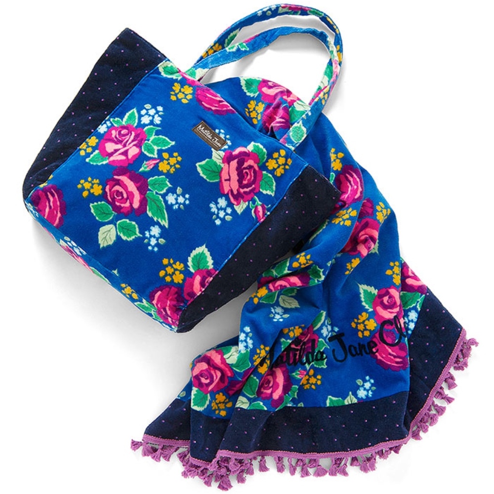 NWT Matilda Jane Bag and Towel Set